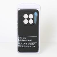 Силиконовый чехол SOFT Silicone Case для Xiaomi Redmi Note 15 Pro 4G (без лого) черный