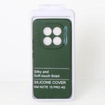 Силиконовый чехол SOFT Silicone Case для Xiaomi Redmi Note 15 Pro 4G (без лого) темно-зеленый