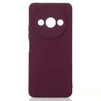 Силиконовый чехол SOFT Silicone Case для Xiaomi Redmi A3X (без лого) бордовый