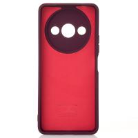 Силиконовый чехол SOFT Silicone Case для Xiaomi Redmi A3X (без лого) бордовый