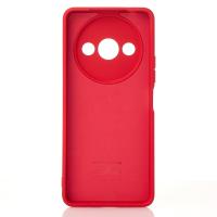 Силиконовый чехол SOFT Silicone Case для Xiaomi Redmi A3X (без лого) красный