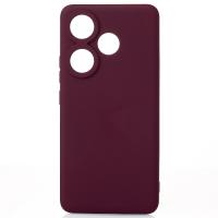 Силиконовый чехол SOFT Silicone Case для Xiaomi Poco F6/Redmi Turbo 3 (без лого) бордовый