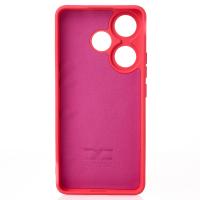 Силиконовый чехол SOFT Silicone Case для Xiaomi Poco F6/Redmi Turbo 3 (без лого) малиновый