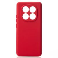 Силиконовый чехол SOFT Silicone Case для Xiaomi Redmi Note 14 Pro 5G (без лого) красный