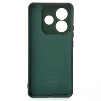 Силиконовый чехол SOFT Silicone Case для Xiaomi Redmi Note 14 5G Global (без лого) темно-зеленый