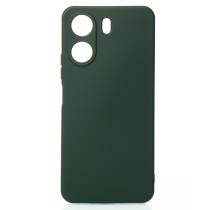 Силиконовый чехол SOFT Silicone Case для Xiaomi Redmi 13C 4G / Poco C65 (без лого) темно-зеленый
