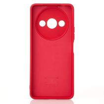 Силиконовый чехол SOFT Silicone Case для Xiaomi Redmi A3 / A3X/ Poco C61 (без лого) красный