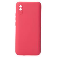 Силиконовый чехол SOFT Silicone Case для Xiaomi Redmi 9A/9i Sport/9a Sport (без лого) малиновый