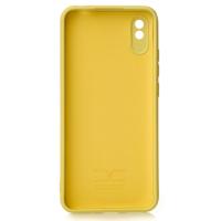Силиконовый чехол SOFT Silicone Case для Xiaomi Redmi 9A/9i Sport/9a Sport (без лого) лимонный