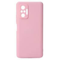 Силиконовый чехол SOFT Silicone Case для Xiaomi Redmi Note 10 Pro (без лого) розовый
