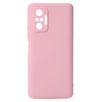 Силиконовый чехол SOFT Silicone Case для Xiaomi Redmi Note 10 Pro (без лого) розовый