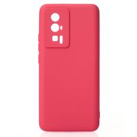 Силиконовый чехол SOFT Silicone Case для Xiaomi Poco F5 Pro (без лого) малиновый