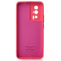 Силиконовый чехол SOFT Silicone Case для Xiaomi Poco F5 Pro (без лого) малиновый