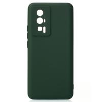 Силиконовый чехол SOFT Silicone Case для Xiaomi Poco F5 Pro (без лого) темно-зеленый