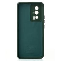 Силиконовый чехол SOFT Silicone Case для Xiaomi Poco F5 Pro (без лого) темно-зеленый