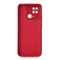 Силиконовый чехол SOFT Silicone Case для Xiaomi Redmi 10c (без лого) красный
