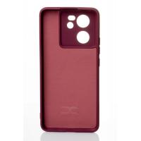 Силиконовый чехол SOFT Silicone Case для Xiaomi 13T (без лого) бордовый