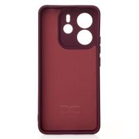 Силиконовый чехол SOFT Silicone Case для Xiaomi Redmi Note 14 4G Europa (без лого) бордовый