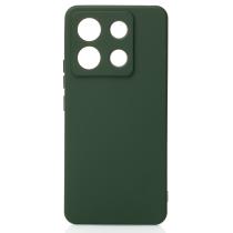 Силиконовый чехол SOFT Silicone Case для Xiaomi Redmi Note 13 Pro 5G/ Poco X6 5G (без лого) темно-зеленый
