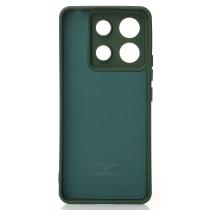 Силиконовый чехол SOFT Silicone Case для Xiaomi Redmi Note 13 Pro 5G/ Poco X6 5G (без лого) темно-зеленый