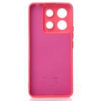Силиконовый чехол SOFT Silicone Case для Xiaomi Redmi Note 13 Pro 5G/ Poco X6 5G (без лого) малиновый