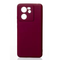 Силиконовый чехол SOFT Silicone Case для Xiaomi 13T Pro (без лого) бордовый