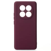 Силиконовый чехол SOFT Silicone Case для Xiaomi Redmi Note 14 Pro 4G (без лого) бордовый