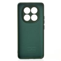 Силиконовый чехол SOFT Silicone Case для Xiaomi Redmi Note 14 Pro 4G (без лого) темно-зеленый