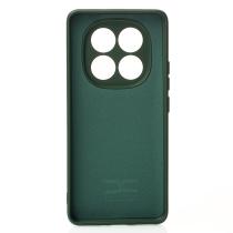 Силиконовый чехол SOFT Silicone Case для Xiaomi Redmi Note 14 Pro 4G (без лого) темно-зеленый