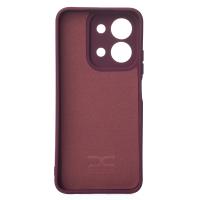 Силиконовый чехол SOFT Silicone Case для Xiaomi Redmi 15C (173 mm) (без лого) бордовый