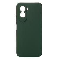 Силиконовый чехол SOFT Silicone Case для Xiaomi Poco M7 4G (без лого) темно-зеленый