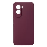 Силиконовый чехол SOFT Silicone Case для Xiaomi Poco M7 4G (без лого) бордовый
