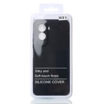 Силиконовый чехол SOFT Silicone Case для Xiaomi Poco M7 4G (без лого) черный