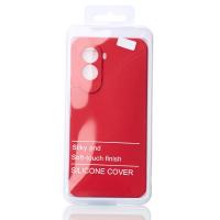 Силиконовый чехол SOFT Silicone Case для Xiaomi Poco M7 Plus 4G (без лого) красный