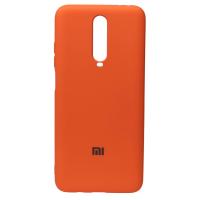 Силиконовый чехол SOFT Silicone Case для Xiaomi Redmi K30/Poco X2 HQ (с логотипом) оранжевый