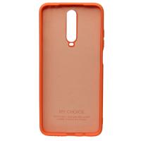 Силиконовый чехол SOFT Silicone Case для Xiaomi Redmi K30/Poco X2 HQ (с логотипом) оранжевый