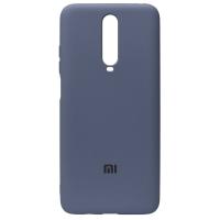 Силиконовый чехол SOFT Silicone Case для Xiaomi Redmi K30/Poco X2 HQ (с логотипом) серый