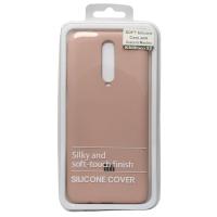 Силиконовый чехол SOFT Silicone Case для Xiaomi Redmi K30/Poco X2 HQ (с логотипом) персик