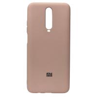 Силиконовый чехол SOFT Silicone Case для Xiaomi Redmi K30/Poco X2 HQ (с логотипом) персик