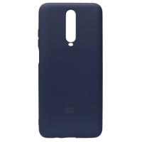 Силиконовый чехол SOFT Silicone Case для Xiaomi Redmi K30/Poco X2 HQ (с логотипом) темно-синий