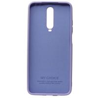 Силиконовый чехол SOFT Silicone Case для Xiaomi Redmi K30/Poco X2 HQ (с логотипом) фиалковый