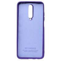 Силиконовый чехол SOFT Silicone Case для Xiaomi Redmi K30/Poco X2 HQ (с логотипом) фиолетовый