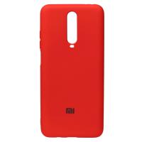 Силиконовый чехол SOFT Silicone Case для Xiaomi Redmi K30/Poco X2 HQ (с логотипом) красный