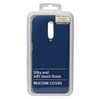Силиконовый чехол SOFT Silicone Case для Xiaomi Redmi K30/Poco X2 HQ (с логотипом) синий