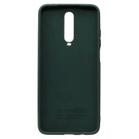 Силіконовий чохол SOFT Silicone Case для телефону Xiaomi Redmi K30/Poco X2 HQ (з логотипом) темно-зелений