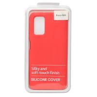 Силиконовый чехол SOFT Silicone Case для Xiaomi Poco M3 (без лого) малиновый