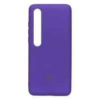 Силиконовый чехол SOFT Silicone Case для Xiaomi Mi 10 HQ (с логотипом) фиолетовый
