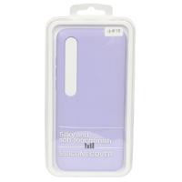 Силиконовый чехол SOFT Silicone Case для Xiaomi Mi 10 HQ (с логотипом) фиалковый