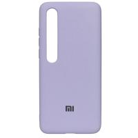 Силиконовый чехол SOFT Silicone Case для Xiaomi Mi 10 HQ (с логотипом) фиалковый