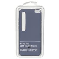 Силиконовый чехол SOFT Silicone Case для Xiaomi Mi 10 HQ (с логотипом) серый